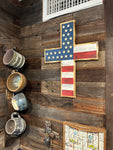 American Flag Cross