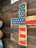 American Flag Cross