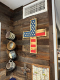 American Flag Cross
