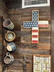 American Flag Cross