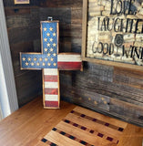 American Flag Cross